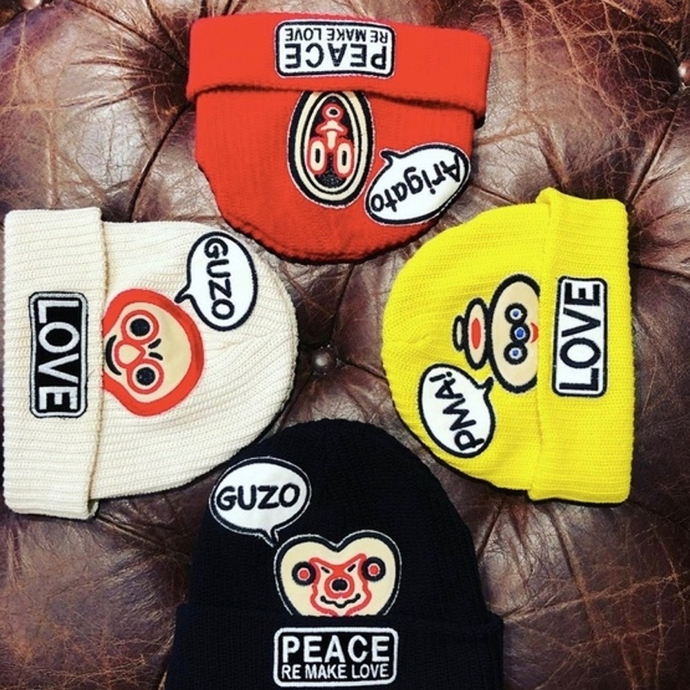 Haroshi X A Love Movement Organic Cotton Guzo Beanie
